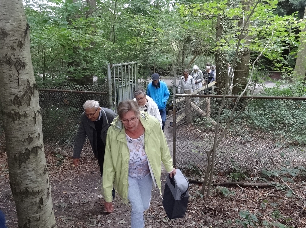  Uistapje 2017, rondleiding in de natuur en uitleg van de natuur. 